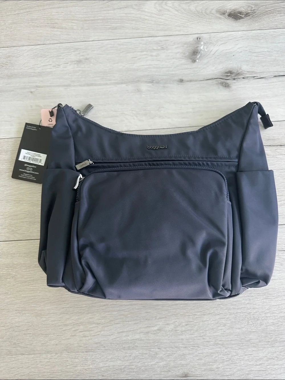 Baggalini Nolita Convertible Hobo Black OS NWT IN PACKAGE